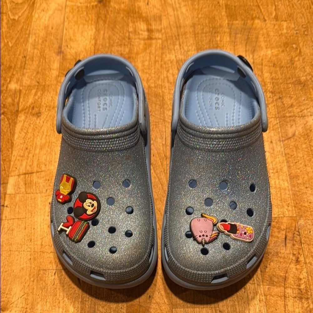 CROCS platform clogs